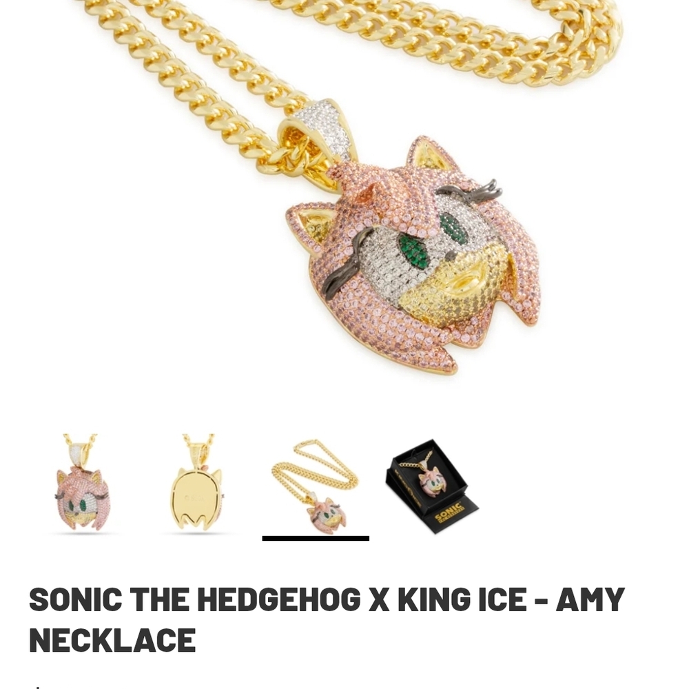 Sonic the Hedgehog Amy Necklace Limted Edition Last Day On Offers